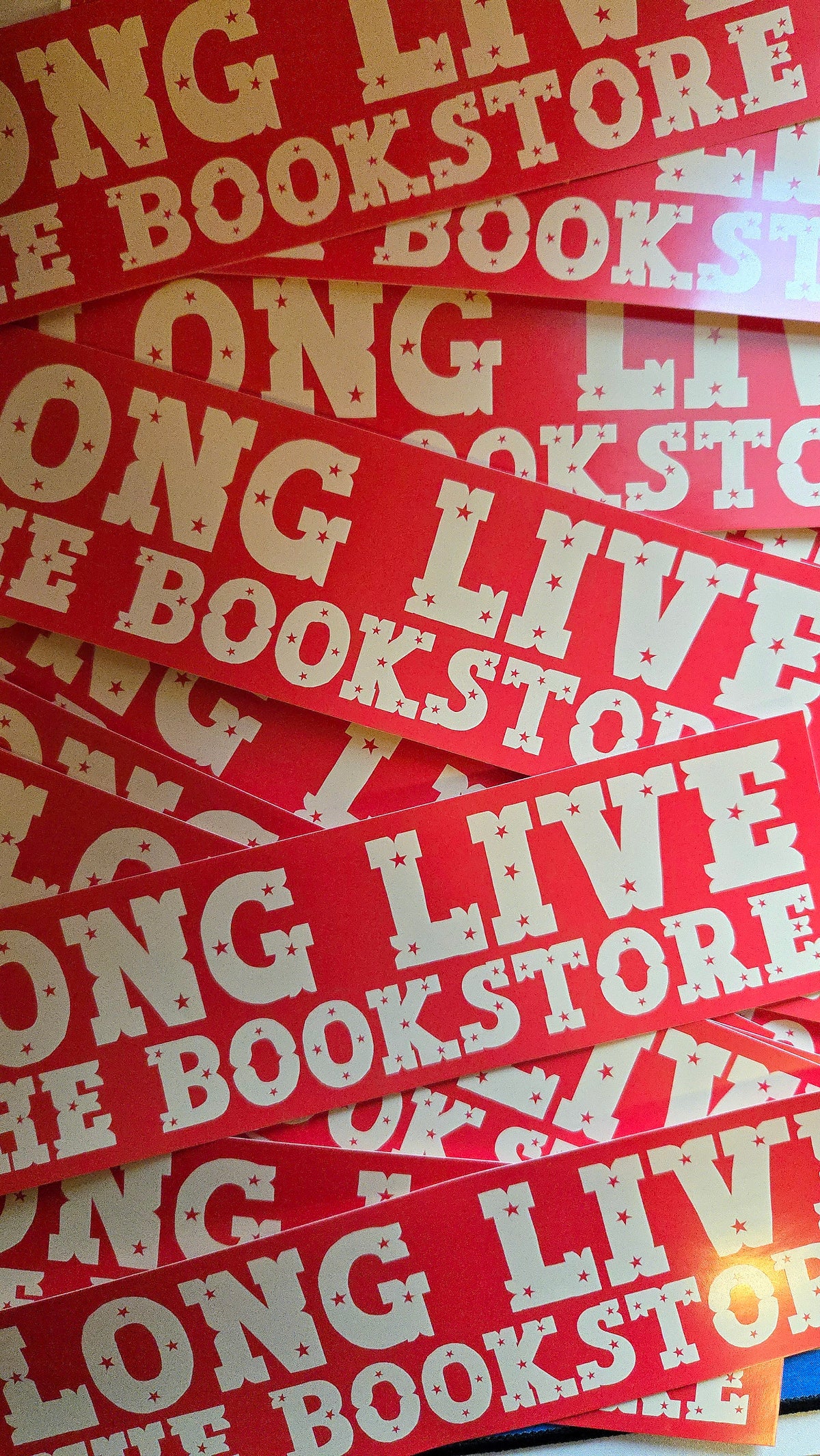 Long Live the Bookstore Bumper Sticker