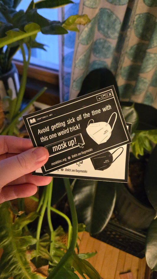 Mask Up Sticker