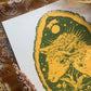 Two Headed Cow Riso Print