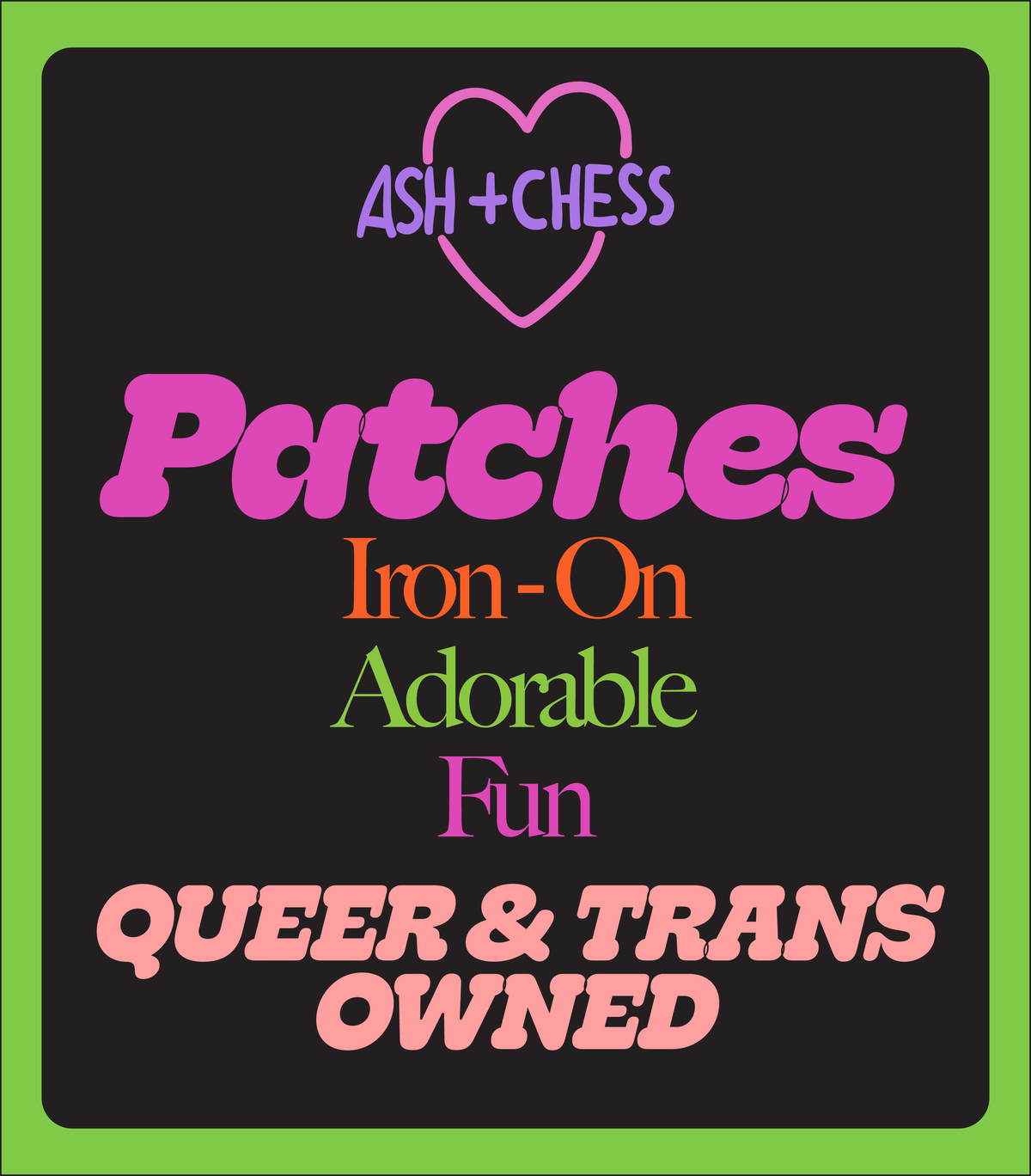 Queer Triangle Patch