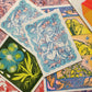 Riso-Printed Flower Print