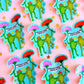 Immigrants Make Our Country Better Glitter Sticker