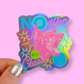 No War But Class War Holographic Sticker